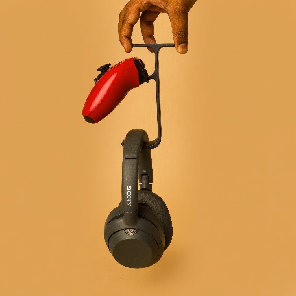 Wublue Yoke Under Desk Headphone & Controller Stand