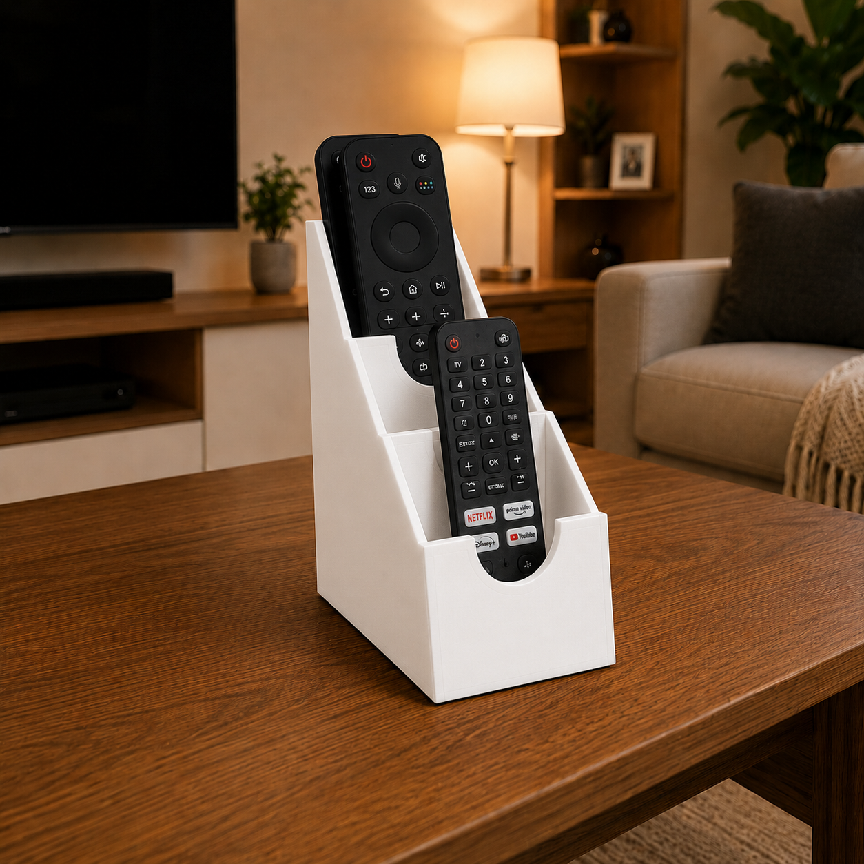 Wublue Cascade – 3 Tier Remote Control Holder