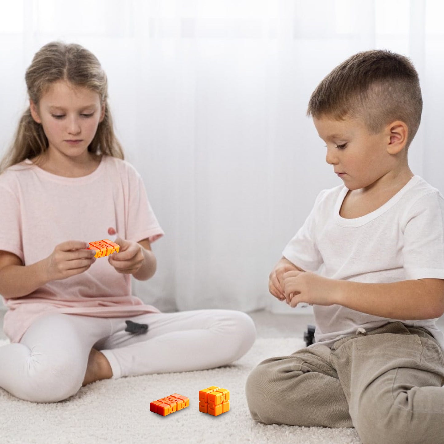 Wublue Infinity Cube – Fidget Toy for Focus & Stress Relief | Pocket-Sized, Smooth Hinges | Fun Desk Gadget for All Ages