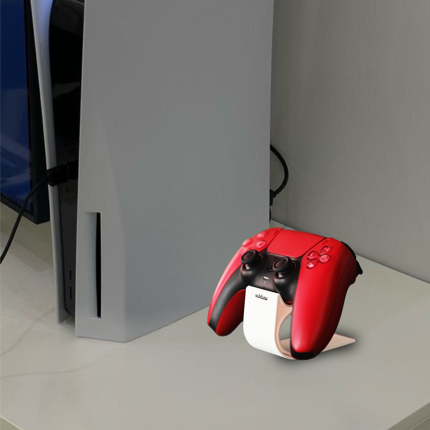 Wublue CurveDock – Minimalist Controller Stand | Clean Modern Design | Universal Fit for Gamepads & Desks