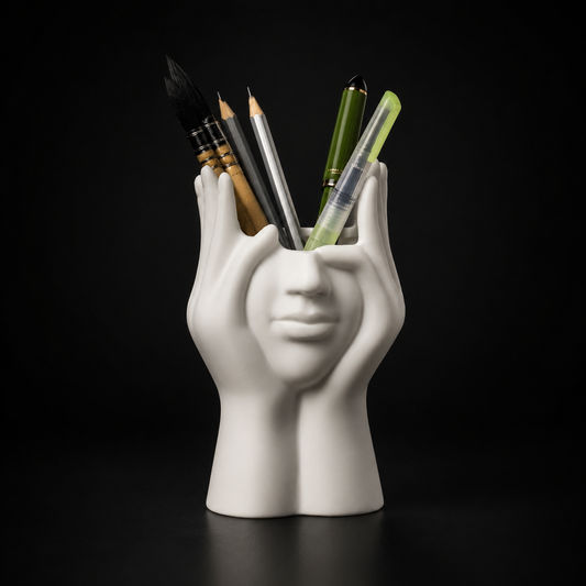 Wublue Witness - Sculpted Hands Pen Holder