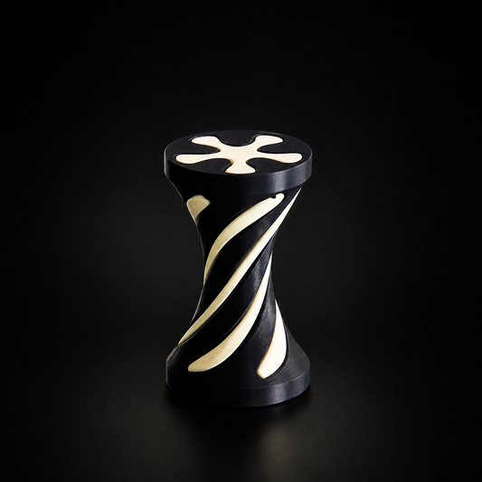 Wublue Spiral Totem fidget – Abstract Miniature Decor