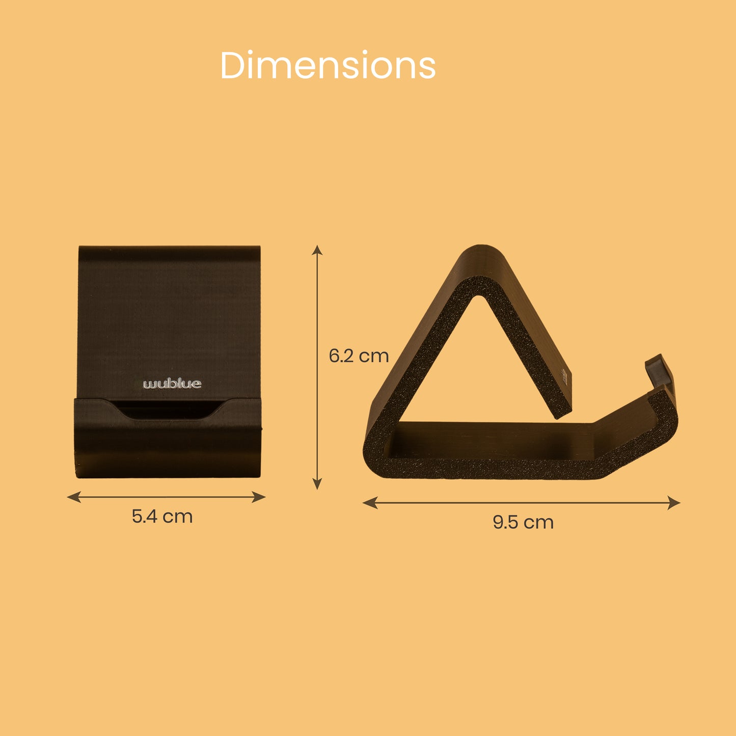 Wublue Lean A-Frame 3D Printed Mobile Stand