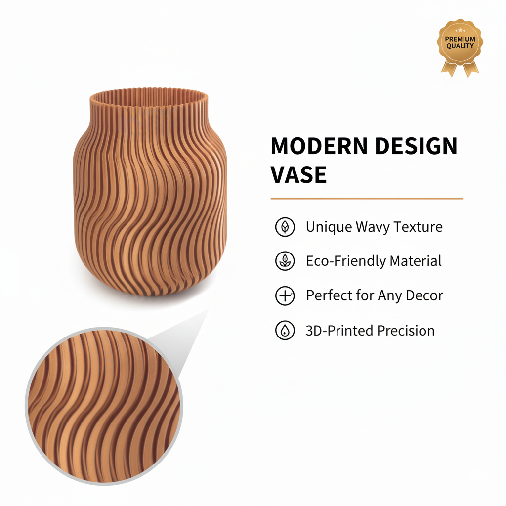 Wublue Flowline Vase | Minimal Aesthetic Flower Vase for Home