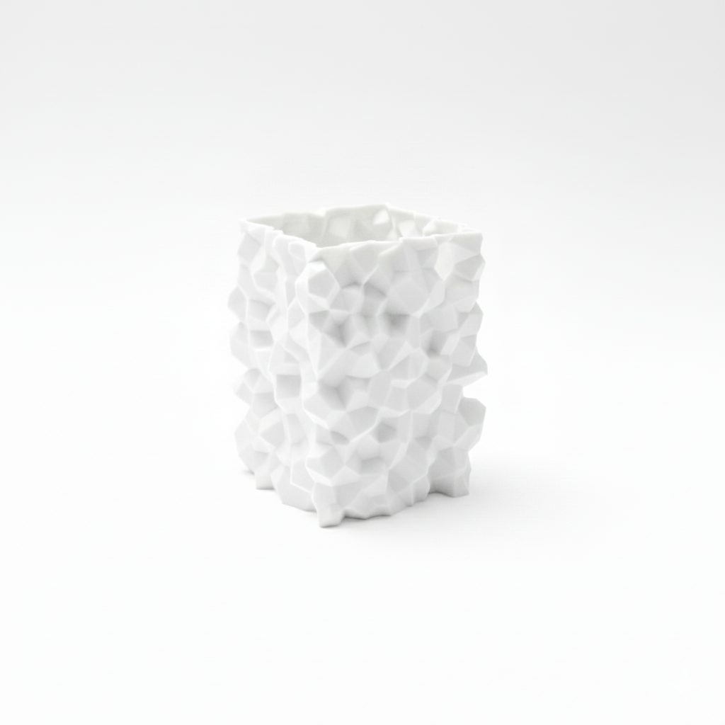 Wublue Rough Geometric Pen Holder
