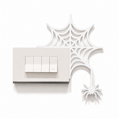 Corner Crawler Spider Web Corner Decor for Switch Boards & Door Frames