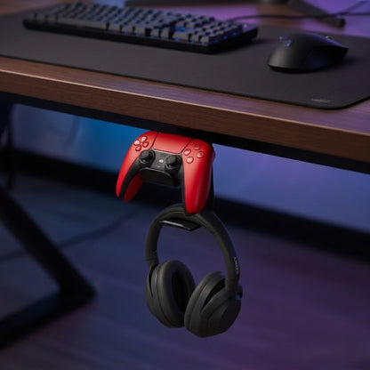 Wublue Yoke Under Desk Headphone & Controller Stand