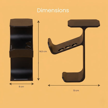 Wublue Yoke Under Desk Headphone & Controller Stand