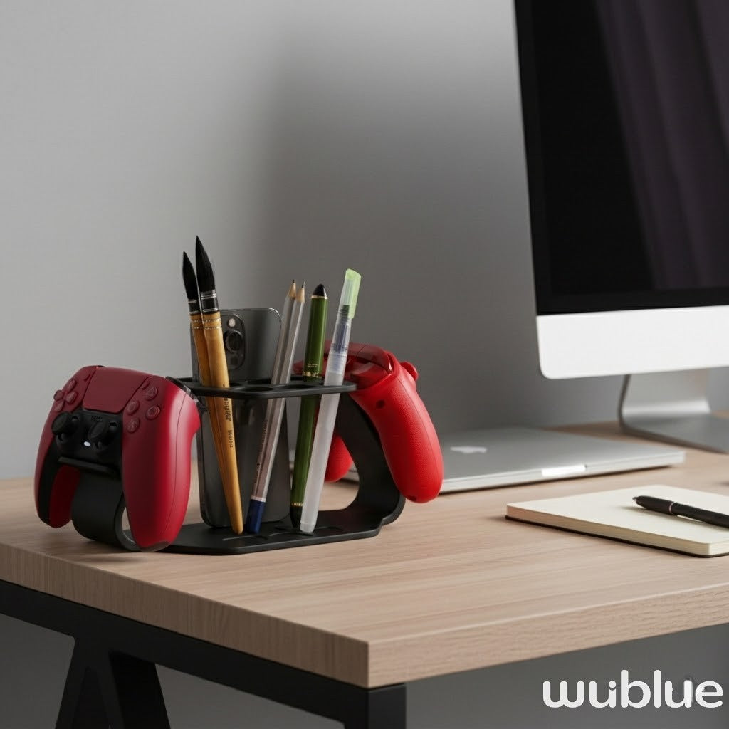Wublue Kydo Controller Holder with Phone & Pen Storage