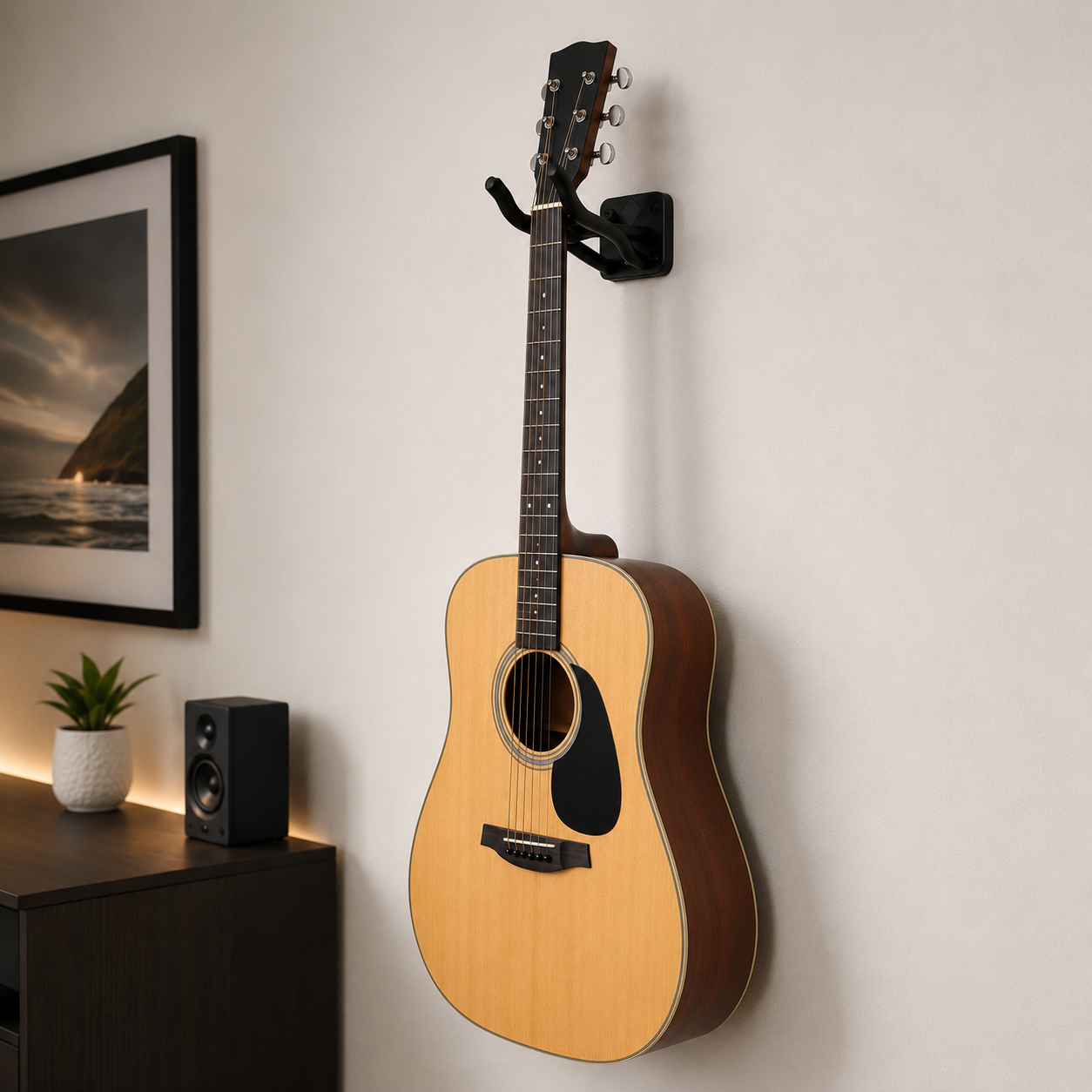 Wublue Wall Tune Wall Mounted Guitar Holder