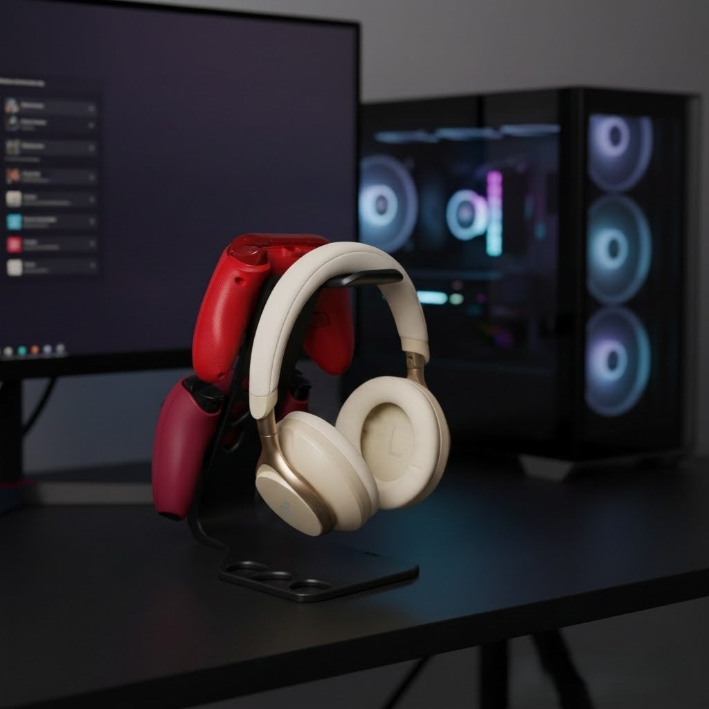 Wublue Vint Headphone & Dual Controller Stand