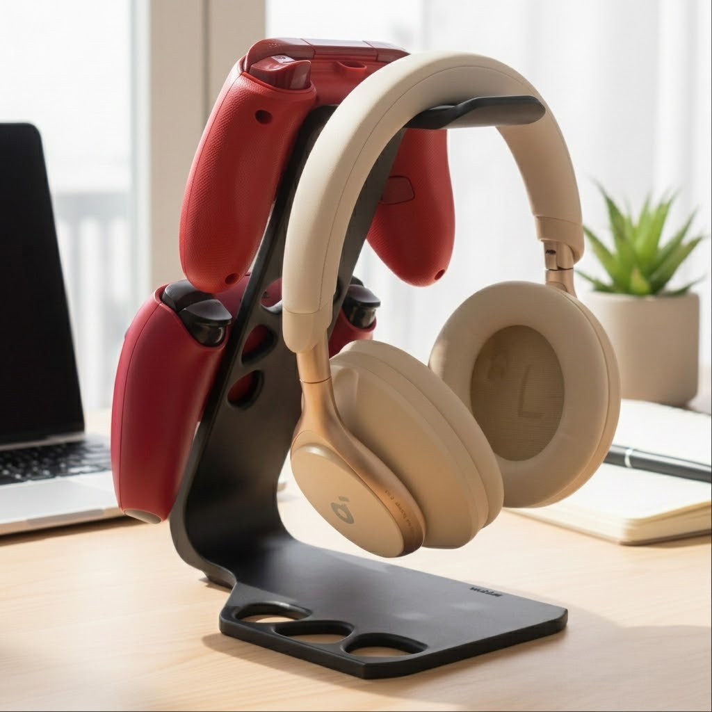 Wublue Vint Headphone & Dual Controller Stand