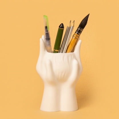 Wublue Witness - Sculpted Hands Pen Holder