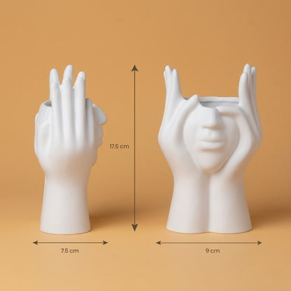 Wublue Witness - Sculpted Hands Pen Holder