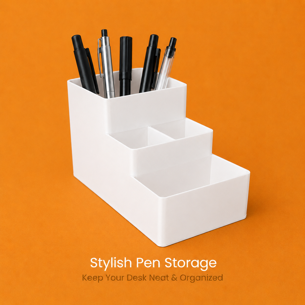 Wublue StackStation 4-Compartment Desk Organizer