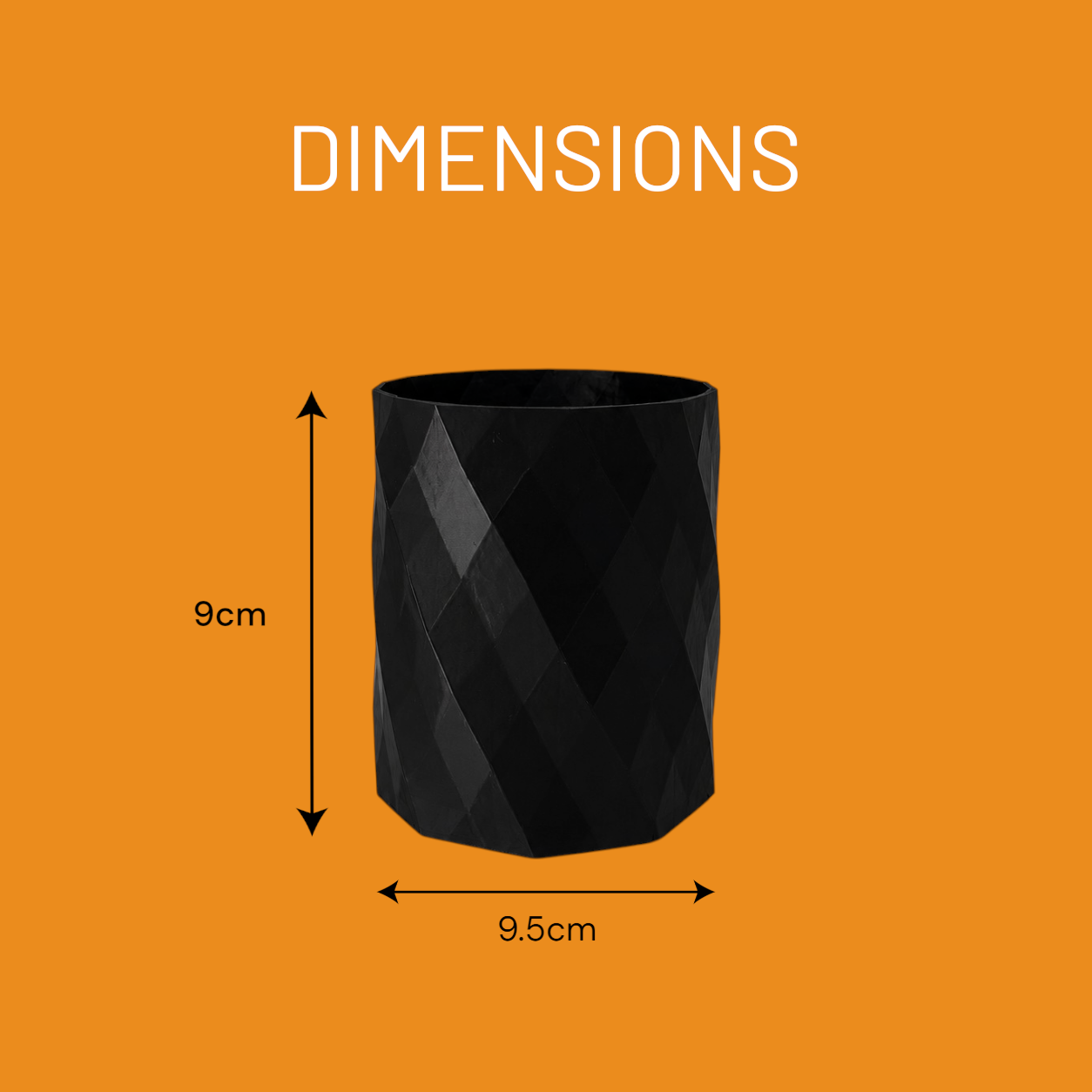 Wublue PrismCup – Modern Geometric Pen Holder
