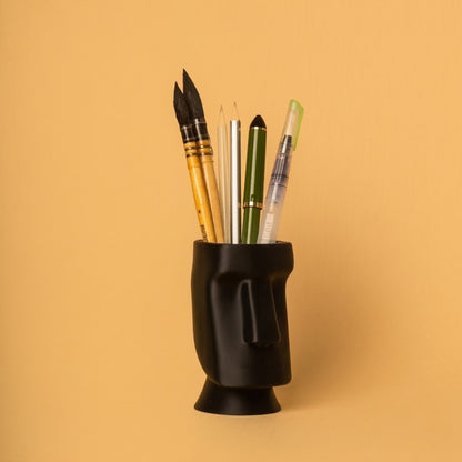 Wublue Moai Head Pen Holder