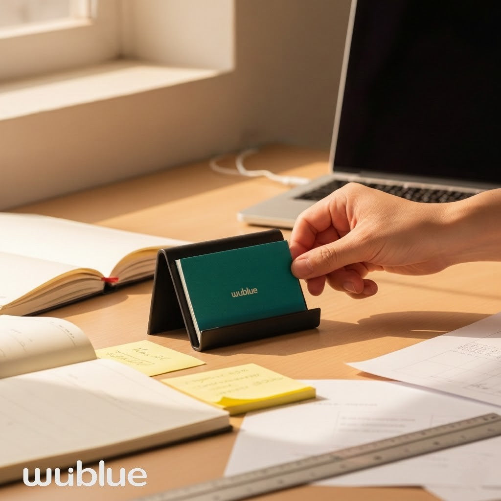 Wublue Brief Business Card Holder