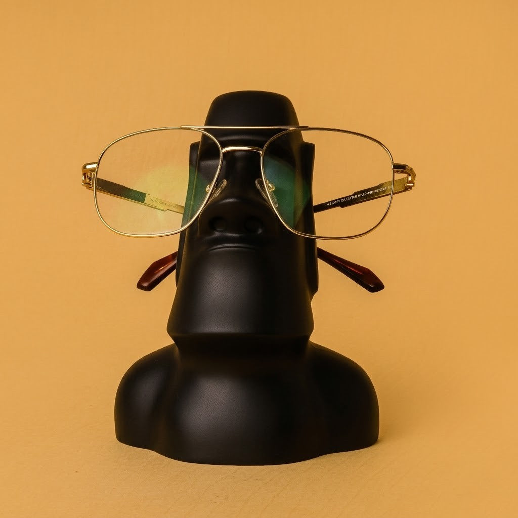 Wublue The Moai Sight – Moai Head Eyeglass Stand