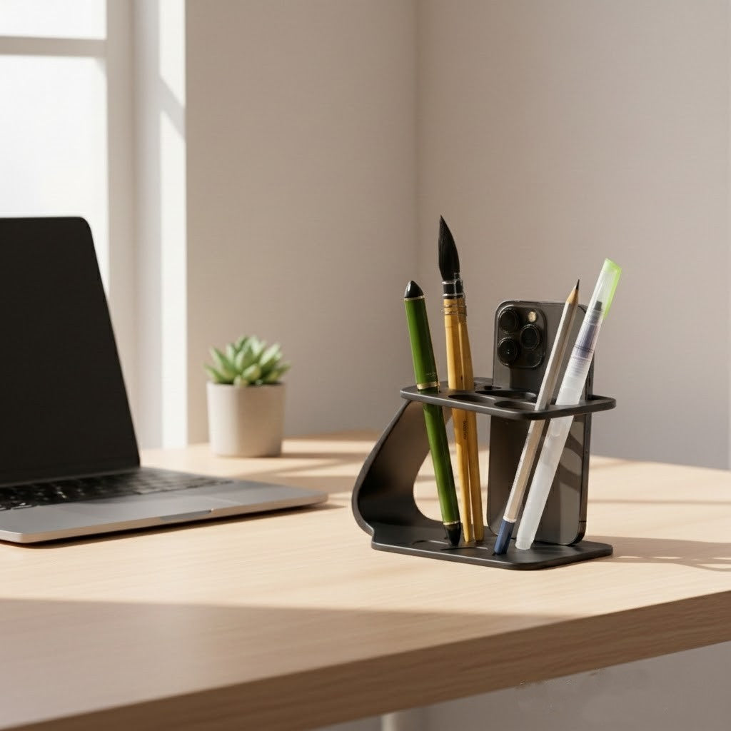 Wublue The Plane –  Phone Stand & Multi-Slot Pen Holder