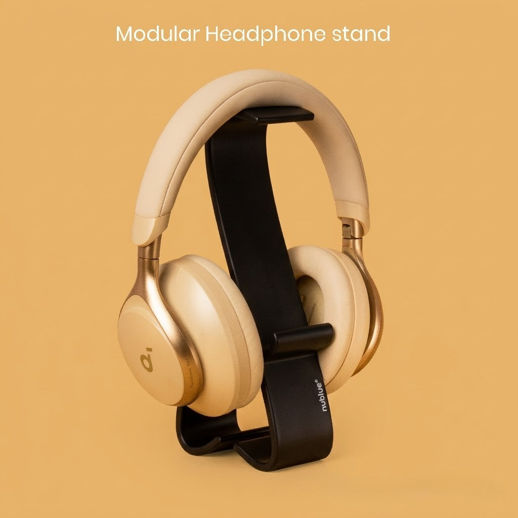 The Wublue Spine is a sleek, vertical headphone stand