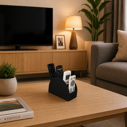 Wublue Ripple 4 Compartment Remote Control Holder