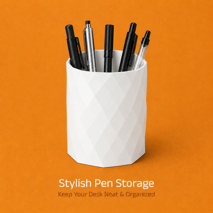 Wublue PrismCup – Modern Geometric Pen Holder