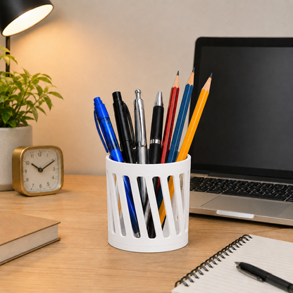 Wublue Lattice Desk Pen Holder