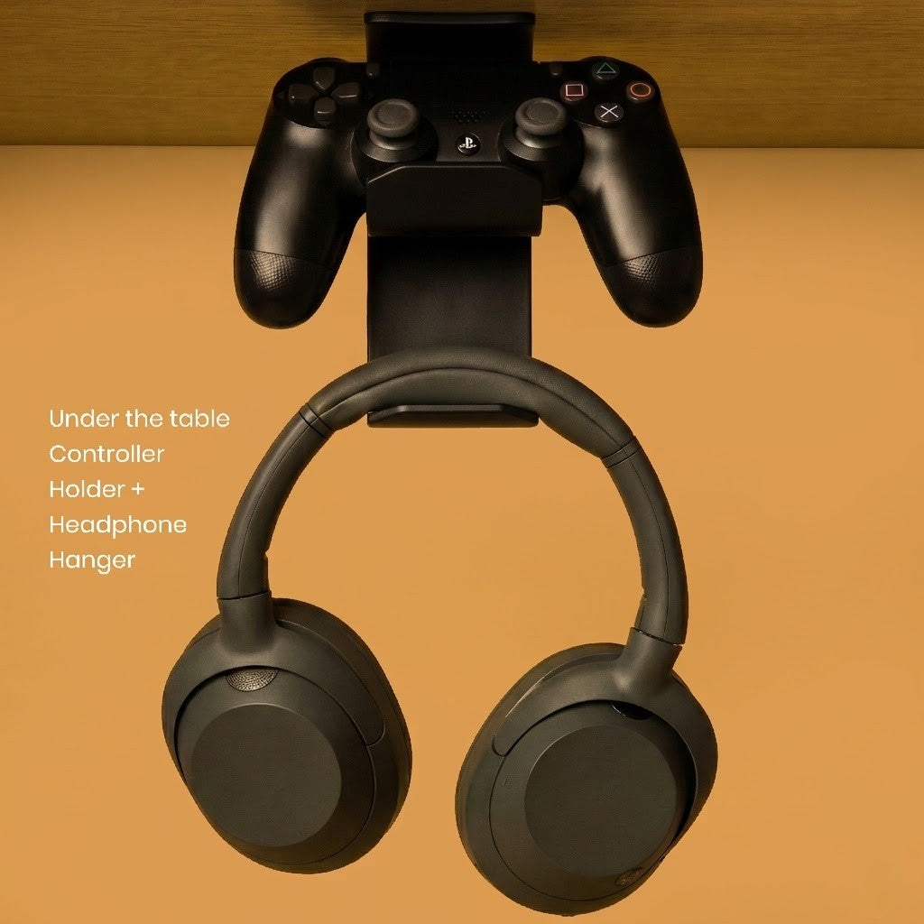 Wublue Anchor 3D Printed Under Desk Headphone & Controller Stand