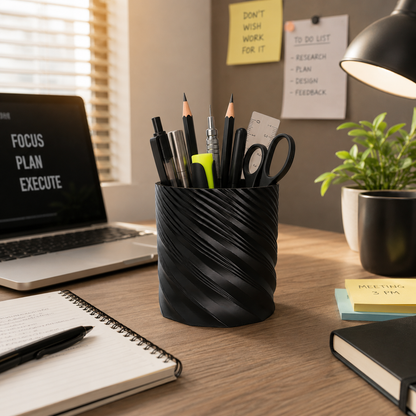 Wublue Station Cup | Modern Desk Organizer & Pen Holder