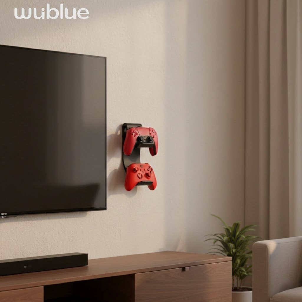 Wublue Stud 3D Printed Dual Wall Mount Controller Stand