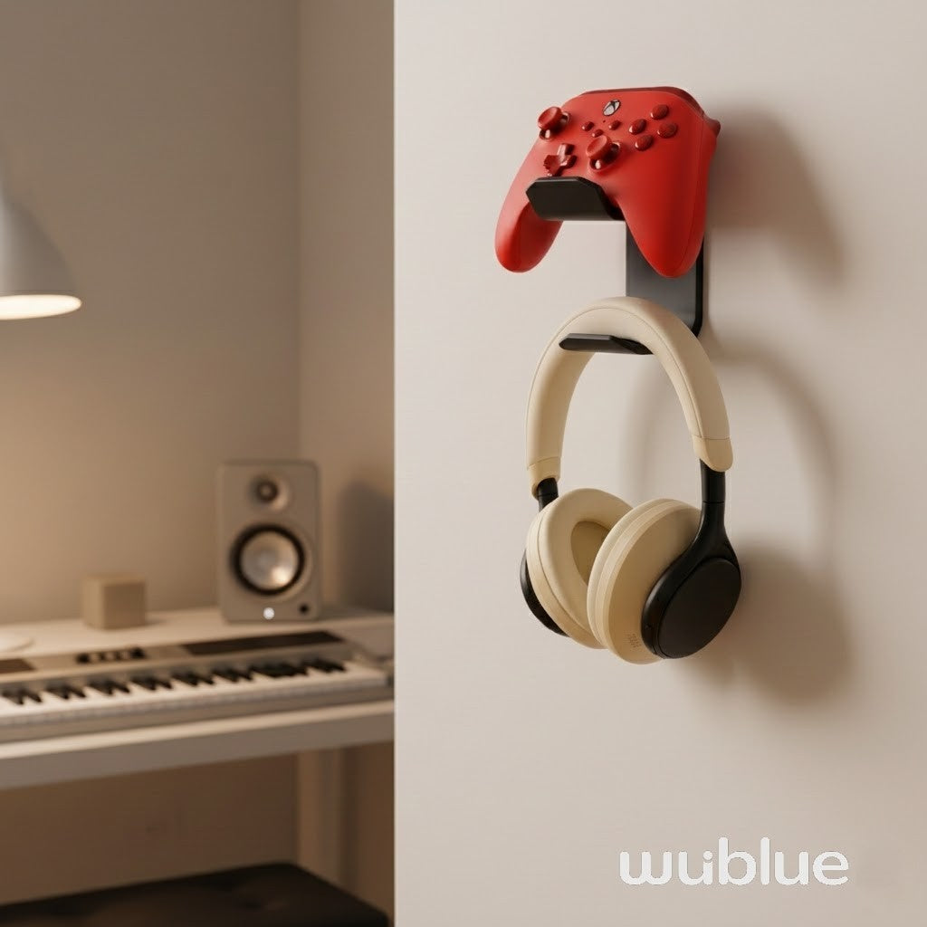 Wublue Talon 3D Printed Wall Mount Headphone & Controller Stand