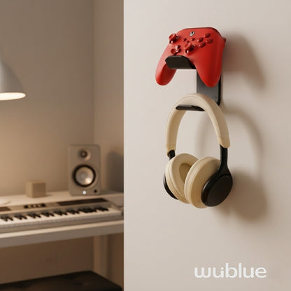 Wublue Talon 3D Printed Wall Mount Headphone & Controller Stand