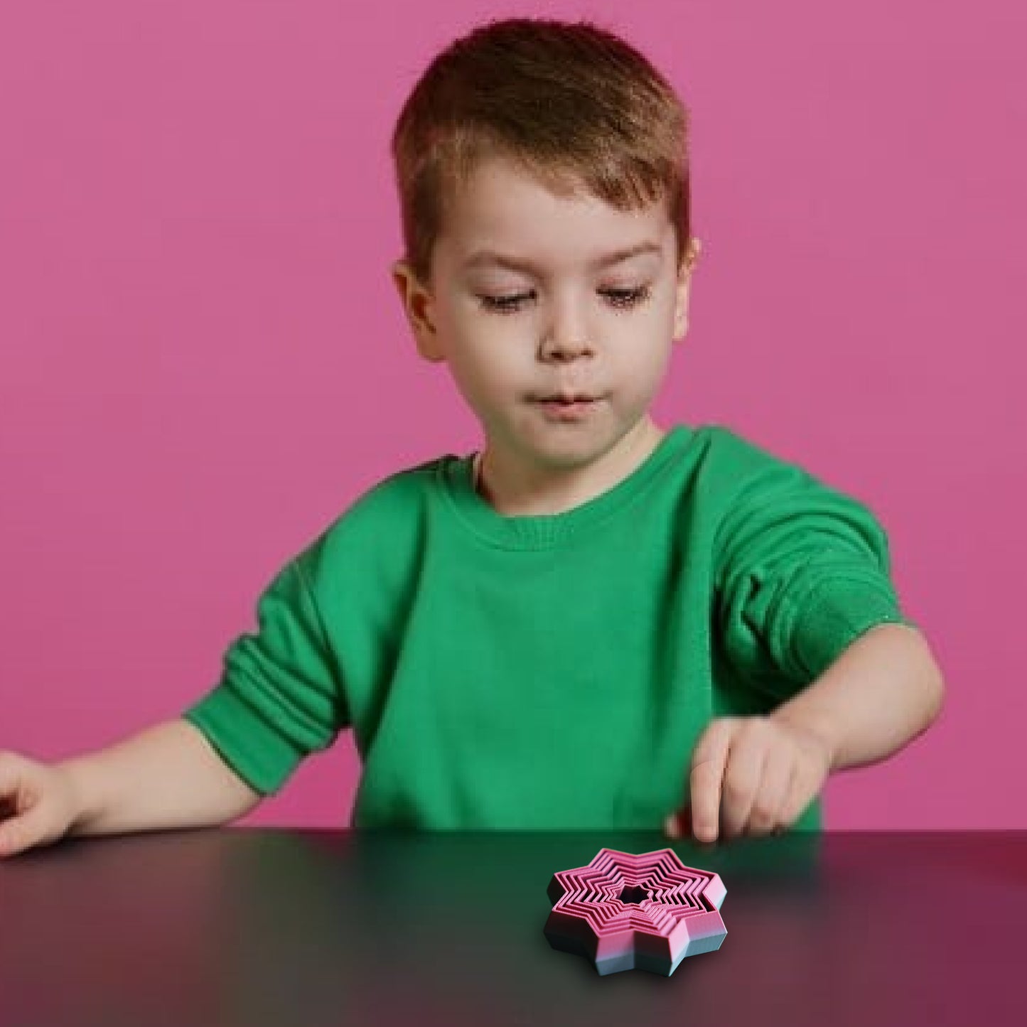 Wublue Fidget Star Sensory Toy – Layered Tactile Fidget for Kids & Adults | Anxiety Relief, Focus Booster, ADHD Desk Toy & Stress Buster Gift