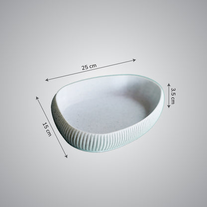 Wublue Oval Tray large – Minimalist Decorative Organizer