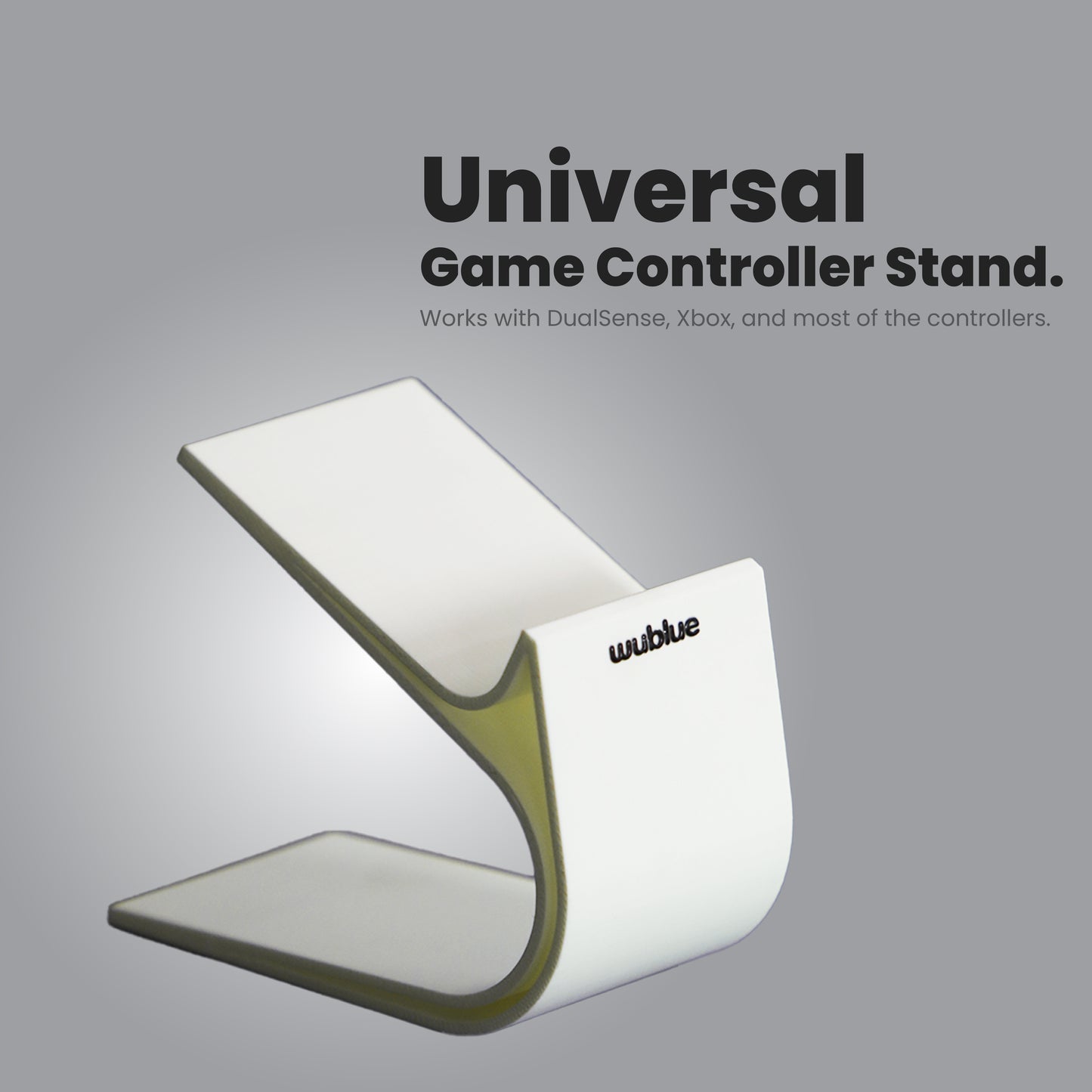 Wublue CurveDock – Minimalist Controller Stand | Clean Modern Design | Universal Fit for Gamepads & Desks