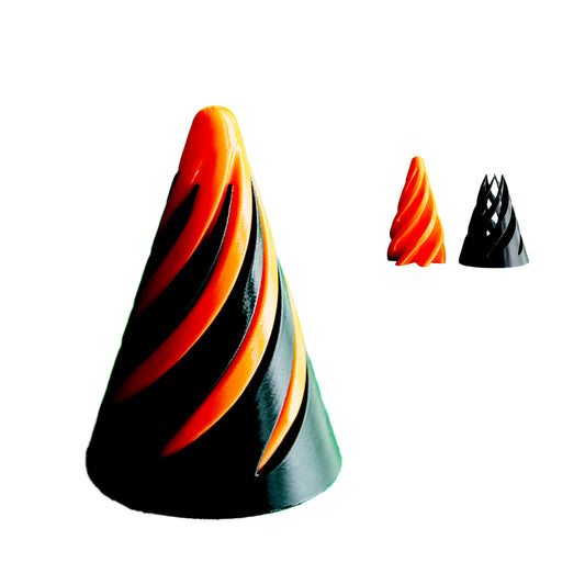 Wublue spiral cone fidget toy– Fidget Cone Toy for Desk, Focus & Fun | Spiral & Hollow Variants | Stress Relief for All Ages