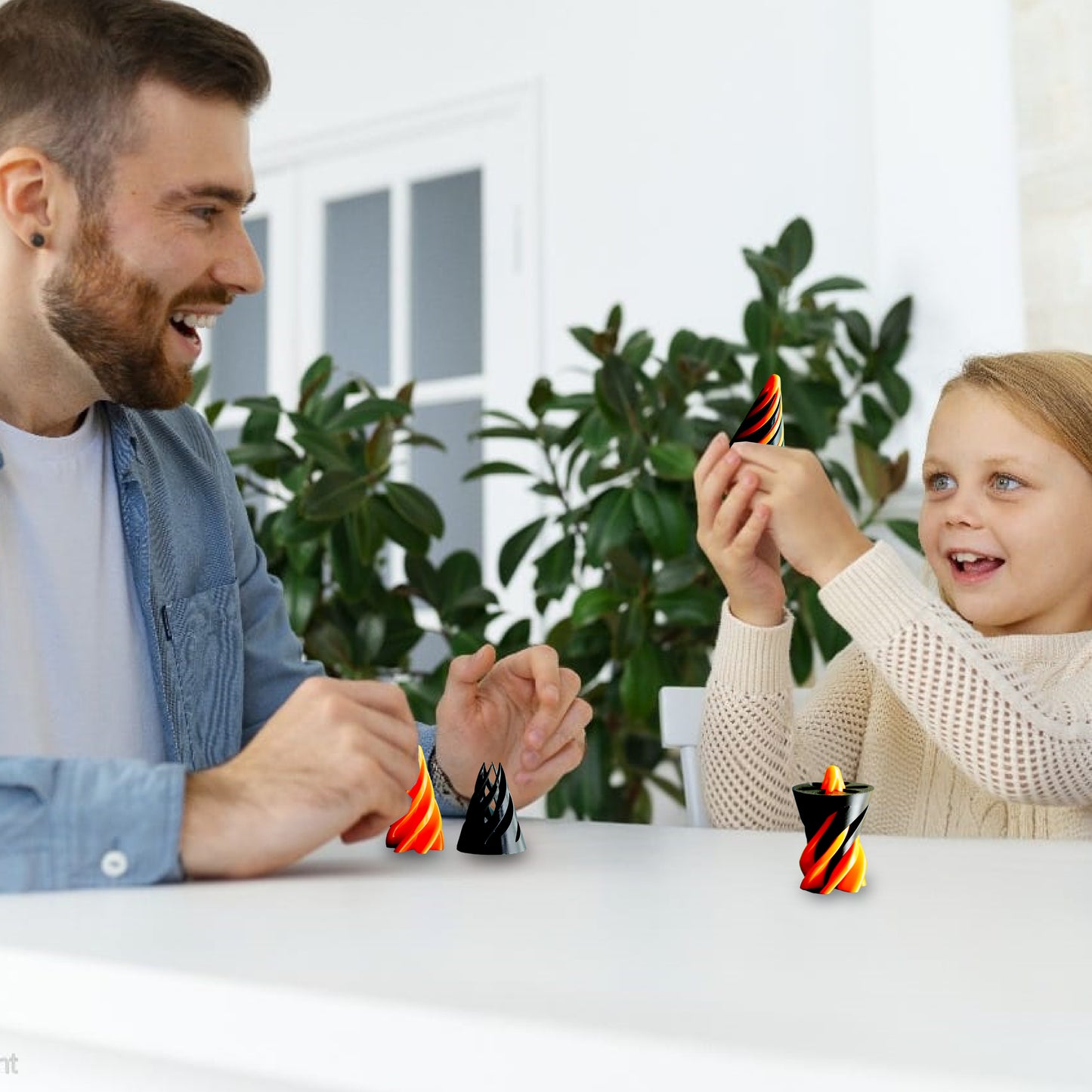 Wublue Mini spiral cone fidget toy – Compact Fidget Cone Toy for Focus & Desk Play | Spiral & Hollow Designs | Pocket-Sized Stress Relief