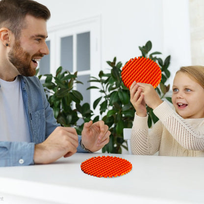 Wublue Worm Grid Fidget Toy – Sensory Stress Relief Toy for Kids & Adults | Tactile Puzzle Desk Toy for Focus, Relaxation & ADHD Anxiety Relief