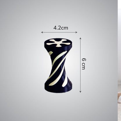 Wublue Spiral Totem fidget – Abstract Miniature Decor