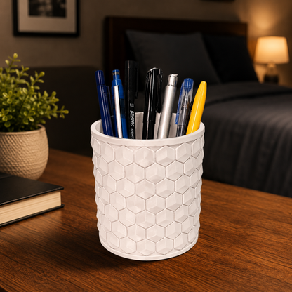 Wublue The Obsidian – Modern Desk Pen Holder