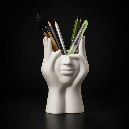 Wublue Witness - Sculpted Hands Pen Holder