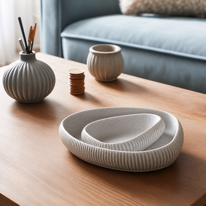 Wublue oval tray small – Compact Decorative Tray