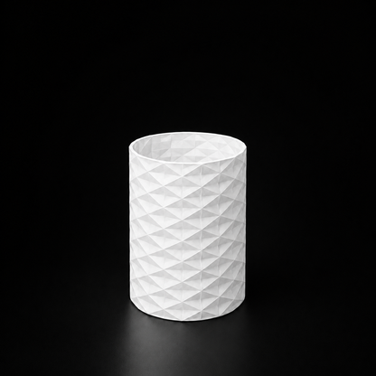 Wublue Prism Cup – Modern Geometric Pen Holder