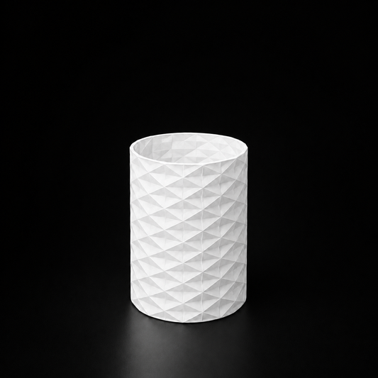 Wublue Prism Cup – Modern Geometric Pen Holder