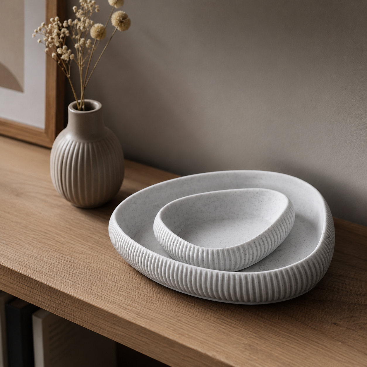 Wublue oval tray small – Compact Decorative Tray