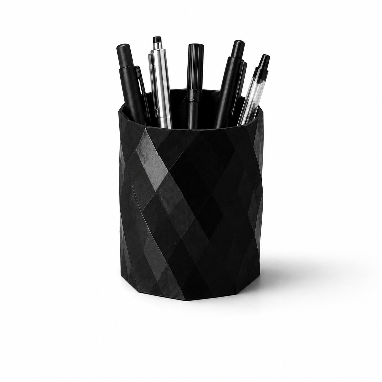 Wublue PrismCup – Modern Geometric Pen Holder