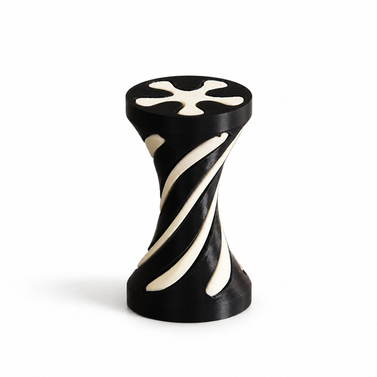 Wublue Spiral Totem fidget – Abstract Miniature Decor