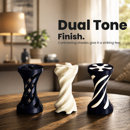 Wublue Spiral Totem fidget – Abstract Miniature Decor