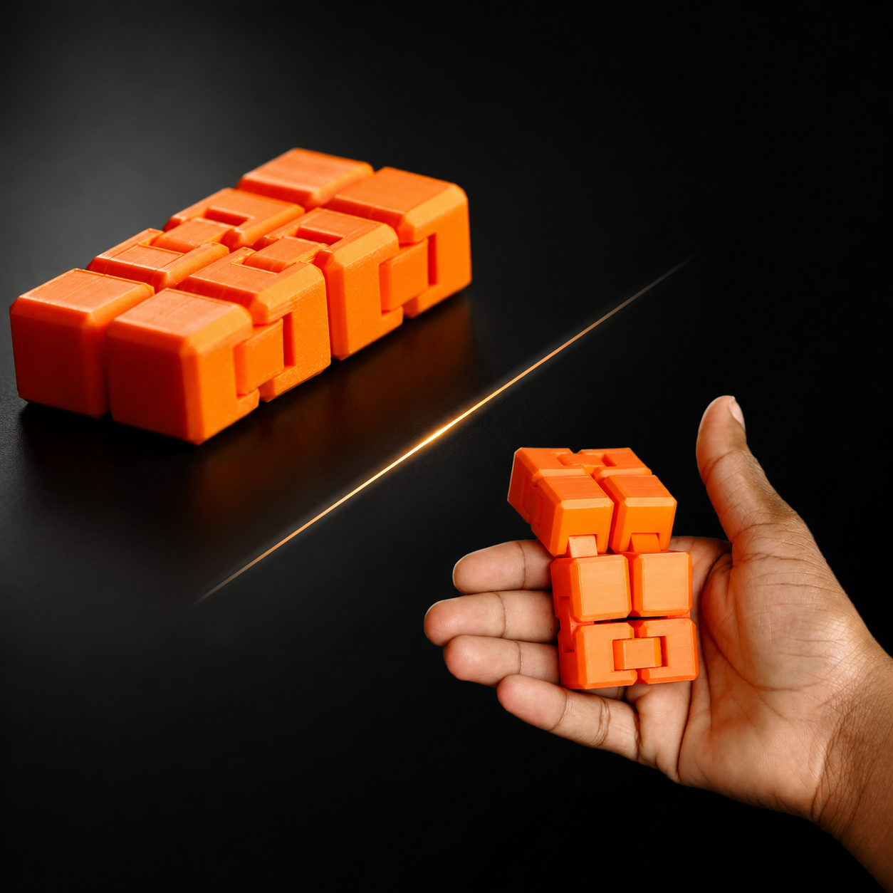 Wublue Infinity Cube – Fidget Toy for Focus & Stress Relief